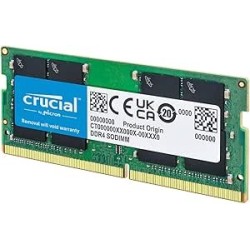 Barrette mémoire 32Go SODIMM DDR4 Crucial  3200Mhz (Vert)