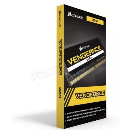 Barrette mémoire SODIMM DDR4 Corsair Vengeance  2400Mhz 8Go (Noir)