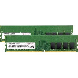 Kit Barrettes mémoire 32Go (2x16Go) DIMM DDR4 Transcend JetRam 3200Mhz (Vert)