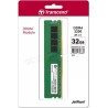 Barrette mémoire 32Go DIMM DDR4 Transcend JetRam 3200Mhz (Vert)