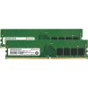 Kit Barrettes mémoire 16Go (2x8go) DIMM DDR4 Transcend JetRam 3200Mhz (Vert)