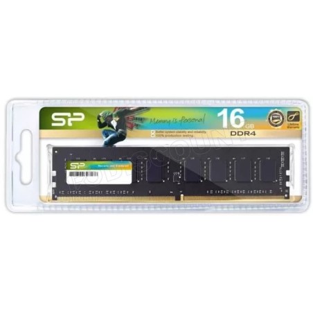 Barrette mémoire 32Go DIMM DDR4 Silicon Power 3200Mhz (Noir)