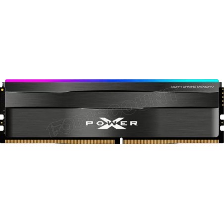 Barrette mémoire 16Go DIMM DDR4 Silicon Power XPower Zenith RGB  3200Mhz (Noir)