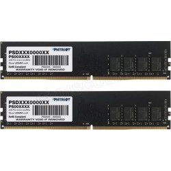 Kit Barrettes mémoire 32Go (2x16Go) DIMM DDR4 Patriot Signature Line  3200Mhz (Noir)