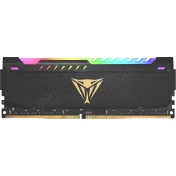 Barrette mémoire 32Go DIMM DDR4 Patriot Viper Steel RGB  3200Mhz (Noir)