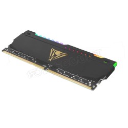 Barrette mémoire 32Go DIMM DDR4 Patriot Viper Steel RGB  3200Mhz (Noir)