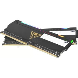 Kit Barrettes mémoire 16Go (2x8Go) DIMM DDR4 Patriot Viper RGB  3200Mhz (Noir)