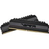 Kit Barrettes mémoire 8Go (2x4Go) DIMM DDR4 Patriot Viper 4 Blackout  3200Mhz (Noir)