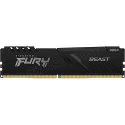 Kit Barrettes mémoire 32Go (2x16Go) DIMM DDR4 Kingston Fury Beast  3600Mhz (Noir)