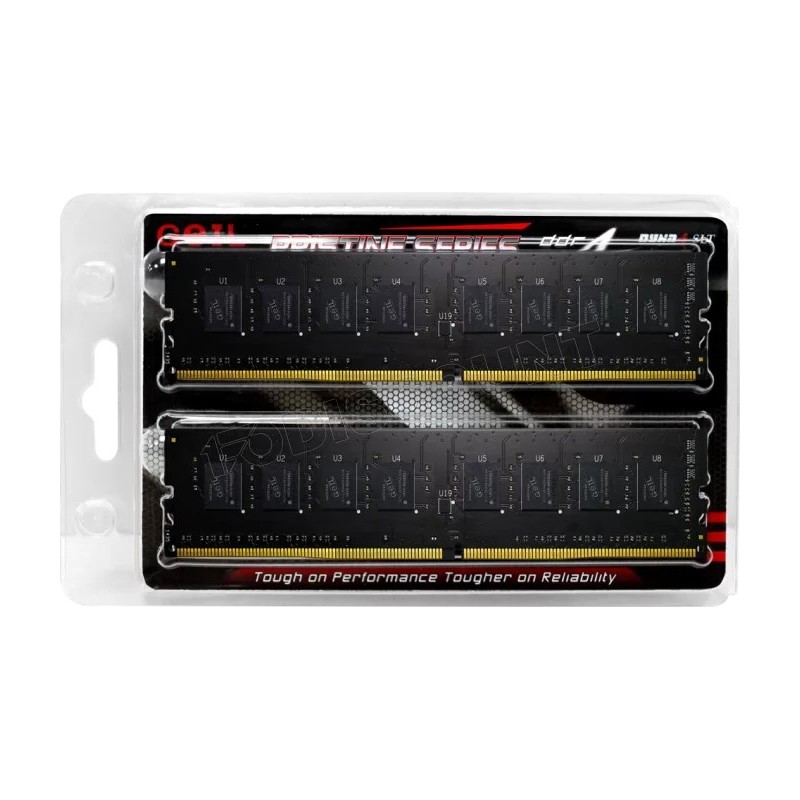 Kit Barrettes mémoire 32Go (2x16Go) DIMM DDR4 GeIL Pristine 3200Mhz (Noir)