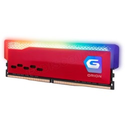 Kit Barrettes mémoire 16Go (2x8Go) DIMM DDR4 GeIL Orion RGB 3200Mhz AMD (Rouge)