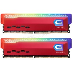 Kit Barrettes mémoire 32Go (2x16Go) DIMM DDR4 GeIL Orion RGB 3200Mhz AMD (Rouge)