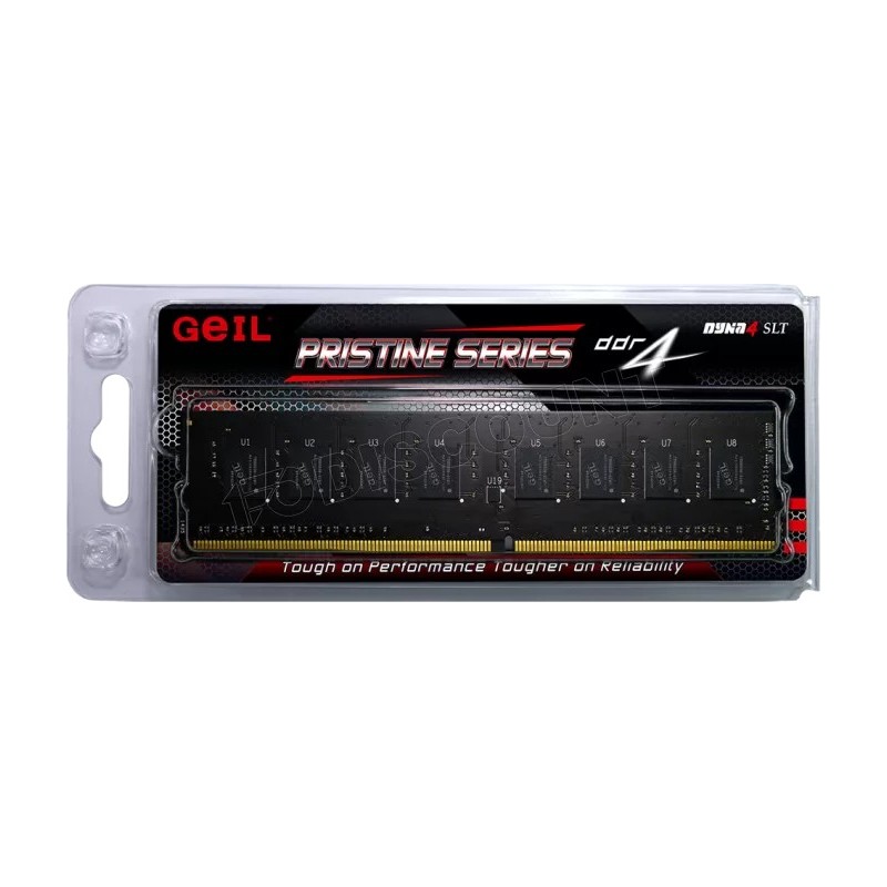 Barrette mémoire 16Go DIMM DDR4 GeIL Pristine 2666Mhz (Noir)