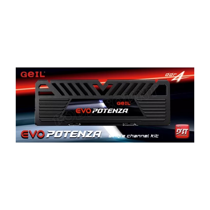 Barrette mémoire 8Go DIMM DDR4 GeIL Evo Potenza 3600Mhz (Noir)