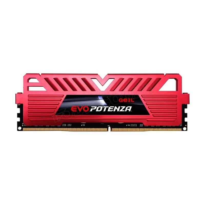 Barrette mémoire 8Go DIMM DDR4 GeIL Evo Potenza 3200Mhz (Rouge)