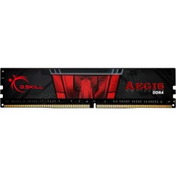 Barrette mémoire 16Go DIMM DDR4 G.Skill Aegis  2400Mhz (Noir et Rouge)