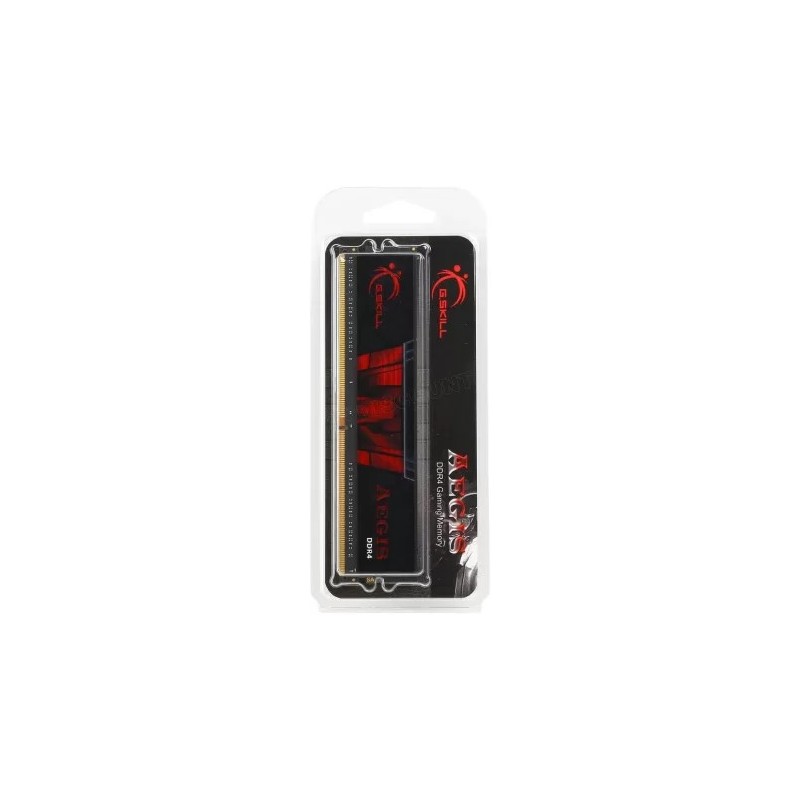 Barrette mémoire 16Go DIMM DDR4 G.Skill Aegis  2400Mhz (Noir et Rouge)