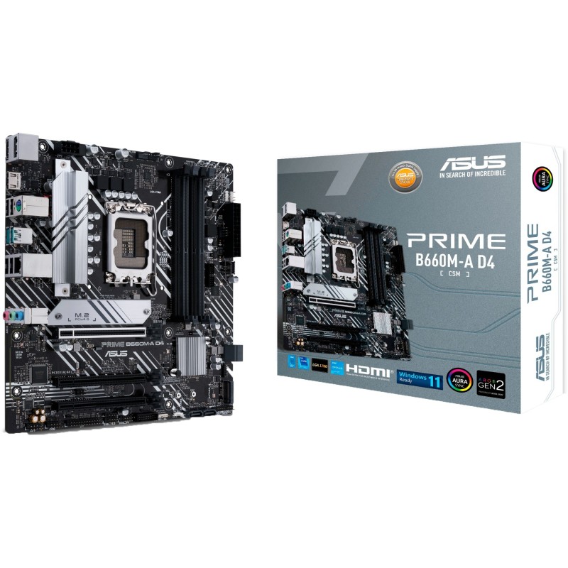 Carte Mère Asus Prime B660M-A CSM DDR4 (Intel LGA 1700) Micro ATX