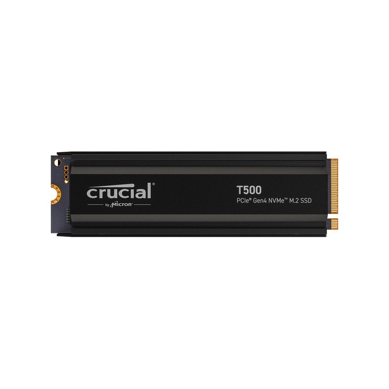 Disque SSD Crucial T500 4To avec dissipateur - NVMe M.2 Type 2280