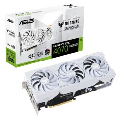 Carte Graphique Nvidia Asus GeForce RTX 4070 Ti Super Tuf Gaming White 16Go