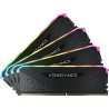 Kit Barrettes mémoire 32Go (4x8Go) DIMM DDR4 Corsair Vengeance RS RGB  3200Mhz (Noir)