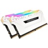 Kit Barrettes mémoire 32Go (2x16Go) DIMM DDR4 Corsair Vengeance Pro SL RGB 3600Mhz (Blanc)