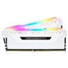 Kit Barrettes mémoire 32Go (2x16Go) DIMM DDR4 Corsair Vengeance Pro SL RGB 3600Mhz (Blanc)