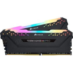 Kit Barrettes mémoire 32Go (2x16Go) DIMM DDR4 Corsair Vengeance Pro RGB  3600Mhz (Noir)