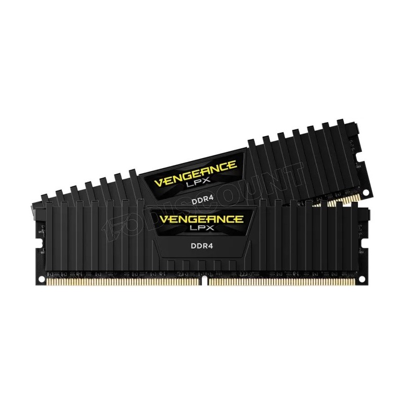 Kit Barrettes mémoire 32Go (2x16Go) DIMM DDR4 Corsair Vengeance LPX  3000Mhz (Noir) CL16