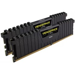 Kit Barrettes mémoire 32Go (2x16Go) DIMM DDR4 Corsair Vengeance LPX  3000Mhz (Noir) CL16