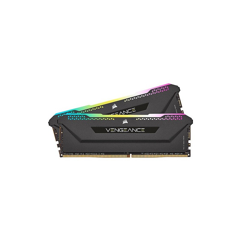 Kit Barrettes mémoire 16Go (2x8Go) DIMM DDR4 Corsair Vengeance Pro SL RGB  3600Mhz (Noir)