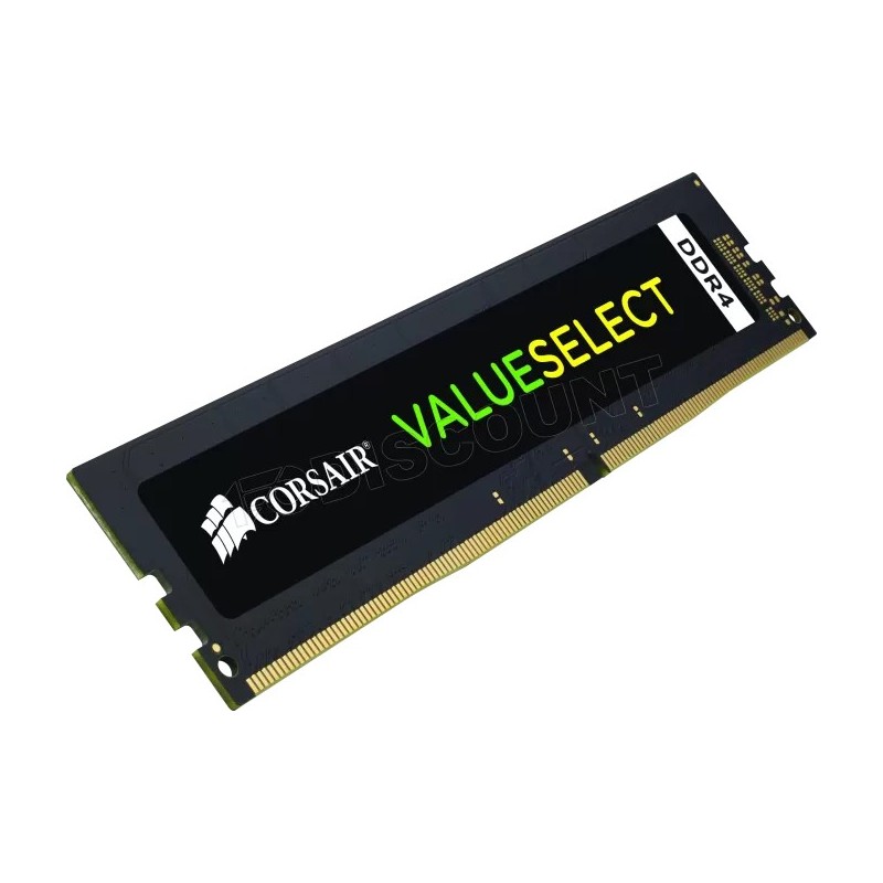 Barrette mémoire 16Go DIMM DDR4 Corsair Value Select  2666Mhz (Noir)