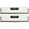 Kit Barrettes mémoire 16Go (2x8Go) DIMM DDR4 Corsair Vengeance LPX  2666Mhz (Blanc)