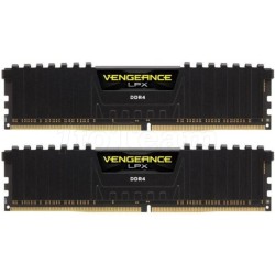 Kit Barrettes mémoire 16Go (2x8Go) DIMM DDR4 Corsair Vengeance LPX  2666Mhz (Noir) optimisé Ryzen