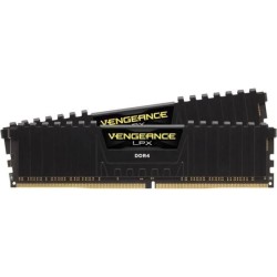 Kit Barrettes mémoire 16Go (2x8Go) DIMM DDR4 Corsair Vengeance LPX  3600Mhz (Noir) optimisé Ryzen