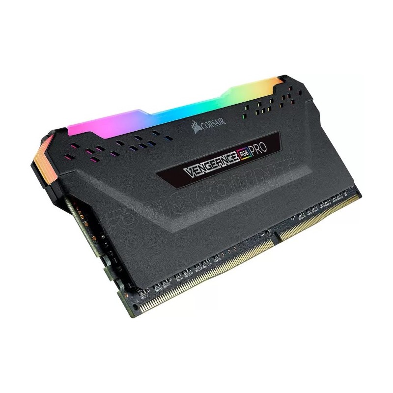 Barrette mémoire 8Go DIMM DDR4 Corsair Vengeance Pro RGB  3600Mhz (Noir)