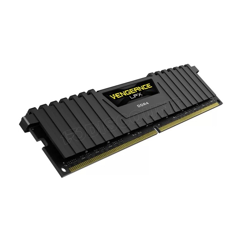 Barrette mémoire 8Go DIMM DDR4 Corsair Vengeance LPX  2400Mhz (Noir)