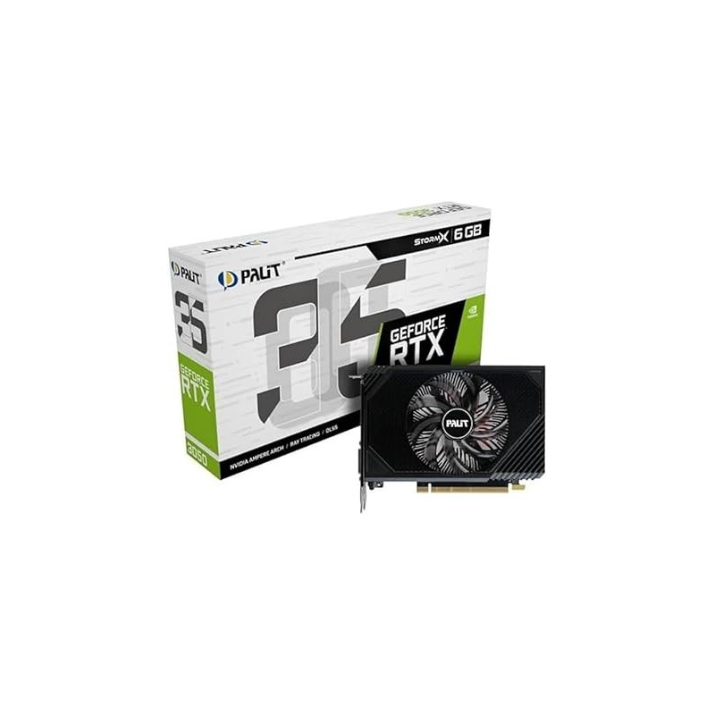 Carte Graphique Nvidia Palit GeForce RTX 3050 StormX 6Go Mini ITX