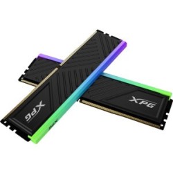 Kit Barrettes mémoire 16Go (2x8Go) DIMM DDR4 Adata XPG SpectriX D35G RGB 3600Mhz (Noir)