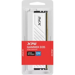 Barrette mémoire 16Go DIMM DDR4 Adata XPG GammiX D35  3600Mhz (Blanc)