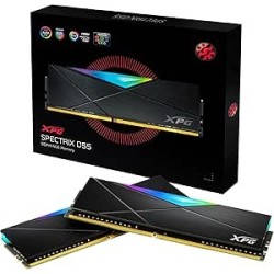 Barrette mémoire 8Go DIMM DDR4 Adata XPG SpectriX D50 RGB  3600Mhz (Noir)