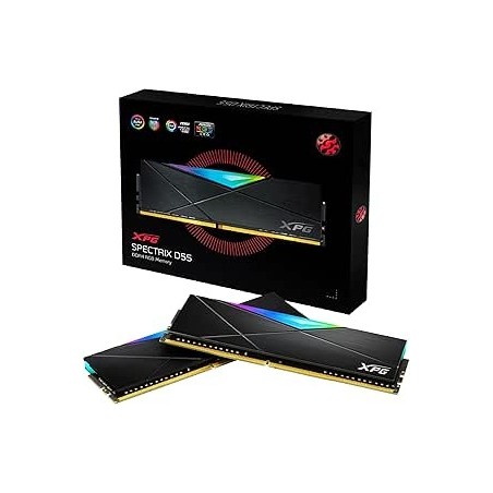 Barrette mémoire 8Go DIMM DDR4 Adata XPG SpectriX D50 RGB  3600Mhz (Noir)