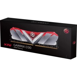 Barrette mémoire 8Go DIMM DDR4 Adata XPG GammiX D30 Red  3600Mhz (Gris)