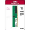 Barrette mémoire 32Go DIMM DDR5 Transcend JetRam 4800Mhz (Vert)