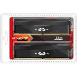 Kit Barrettes mémoire 32Go (2x16Go) DIMM DDR5 Silicon Power XPower Pulse 6400Mhz (Noir)