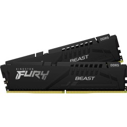 Kit Barrettes mémoire 32Go (2x16Go) DIMM DDR5 Kingston Fury Beast  5600MHz (Noir)