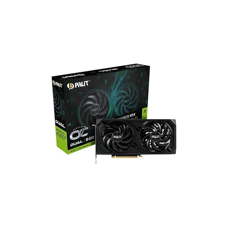 Carte Graphique Nvidia Palit GeForce RTX 4060 Ti Dual OC 8Go