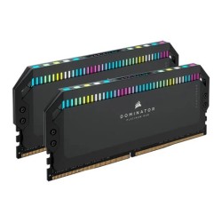 Kit Barrettes mémoire 32Go (2x16Go) DIMM DDR5 Corsair Dominator Platinum RGB 6000MHz (Noir)