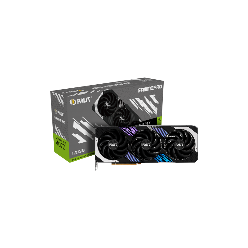 Carte Graphique Nvidia Palit GeForce RTX 4070 GamingPro 12Go