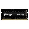 Barrette mémoire 8Go SODIMM DDR4 Kingston Fury Impact  2666Mhz (Noir)